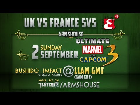 UK vs France 5v5 UMVC3 Bushido Impact Paris