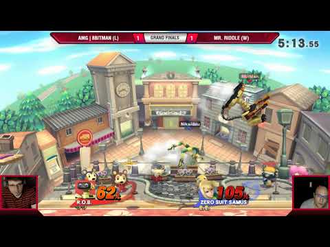 VS Weekly 11/1/18 - Grand Finals - AMG | 8BitMan (ROB/Diddy) vs Mr. Riddle (Brawler/ZSS) - Smash 4
