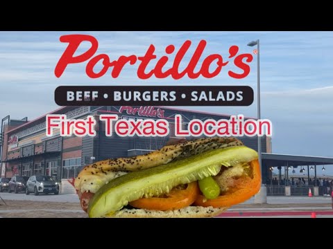 It’s Finally Here! Portillo’s First Restaurant Location in Texas!