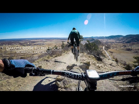 Mountain Biking Dakota Ridge to Red Rocks in Morrison, Colorado