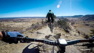 Smashing rocks on Dakota Ridge with Yeti employee Matt Fisher.