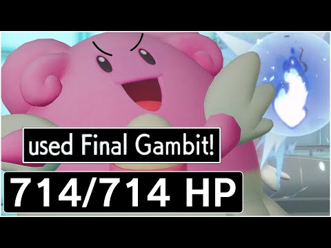 FINAL GAMBIT POKEMON TEAM! Final Gambit BLISSEY Moveset SALT Pokemon Scarlet and Violet WiFi Battle