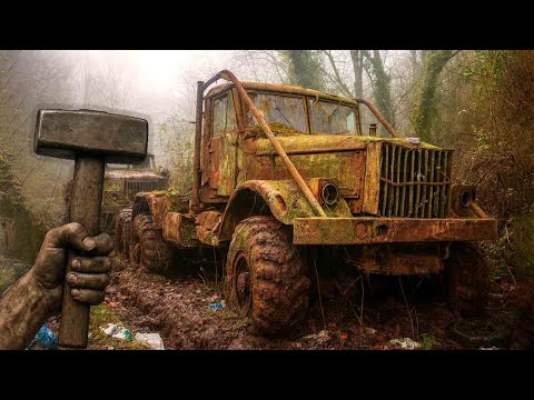 KRaZ 255B vs ZIl 157 - Start After 20 Years