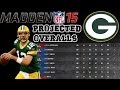 Green Bay Packers | Madden 15 Ratings - YouTube