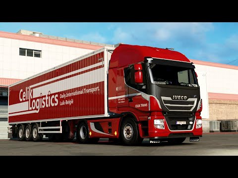 ETS2 1.38 ProMods 2.50 Iveco Hi-Way *The Celik Logistics Stories* Part 3/3 Bern - Antwerp