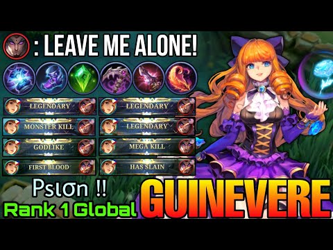 Offlane Monster Guinevere 100% Snow No Mercy! - Top 1 Global Guinevere by Psισn !! - Mobile Legends
