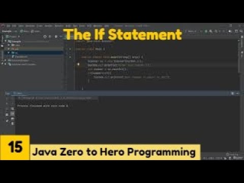 If Statement Java 2021complete Java Masterclass Zero To Hero Programming Udemy Course