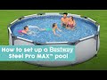 Πισίνα Steel Pro Max 404x201x100cm Γκρι | Bestway - 56442