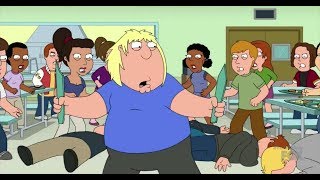 Family guy - Chris and Meg fight with the school to the death