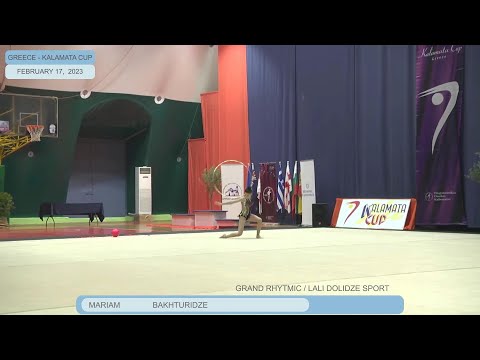Rhythmic Gymnastics with Hoop   Mariam Bakhturidze   Greece 2023