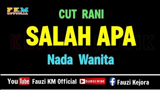 Download lagu Cut Rani - SALAH APA ( KARAOKE ) NADA WANITA mp3
