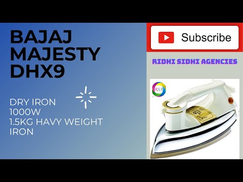 Power(watt): 1000 watts bajaj iron box, 1000w