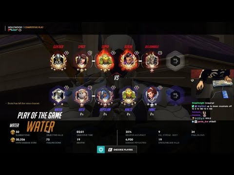 Overwatch Korean Genji God WATER The Most Intense Genji Gameplay Ever!
