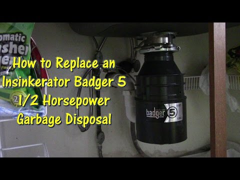 How to Replace an Insinkerator Badger 5 Garbage Disposal by @GettinJunkDone