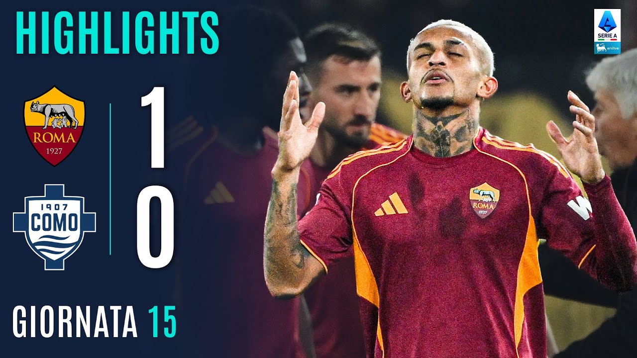 ROMA-COMO 1-0 | HIGHLIGHTS | 15ª GIORNATA | SERIE A ENILIVE 2025/26