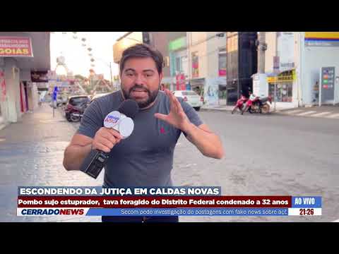POMBO SUJO ESTUPRADOR FOI PRESO EM CALDAS NOVAS - JUAREZ CARNEIRO - O PEQUI DU GOIAS