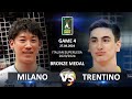 Bronze Medal Matches of Italian Volleyball SuperLega 2023/2024 | Milano vs Trentino