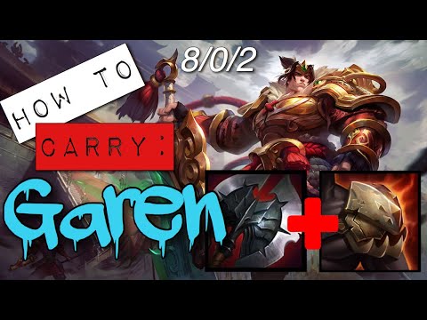 DESTROYING Riven top lane! | Garen Top vs Riven | Season 10 full gameplay commentary