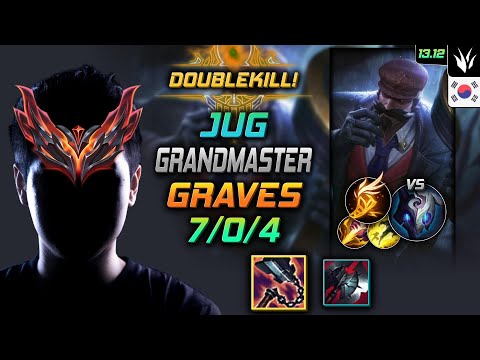 Graves Jungle Build Goredrinker Fleet Footwork - LOL KR GrandMaster Patch 13.12