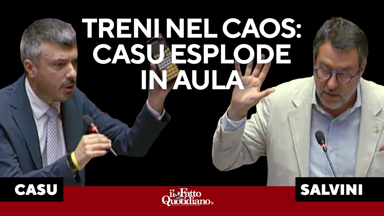 Casu porta la calcolatrice a Salvini e lo affonda: “Accumulati 7 anni e mezzo di ritardi in 6 mesi”