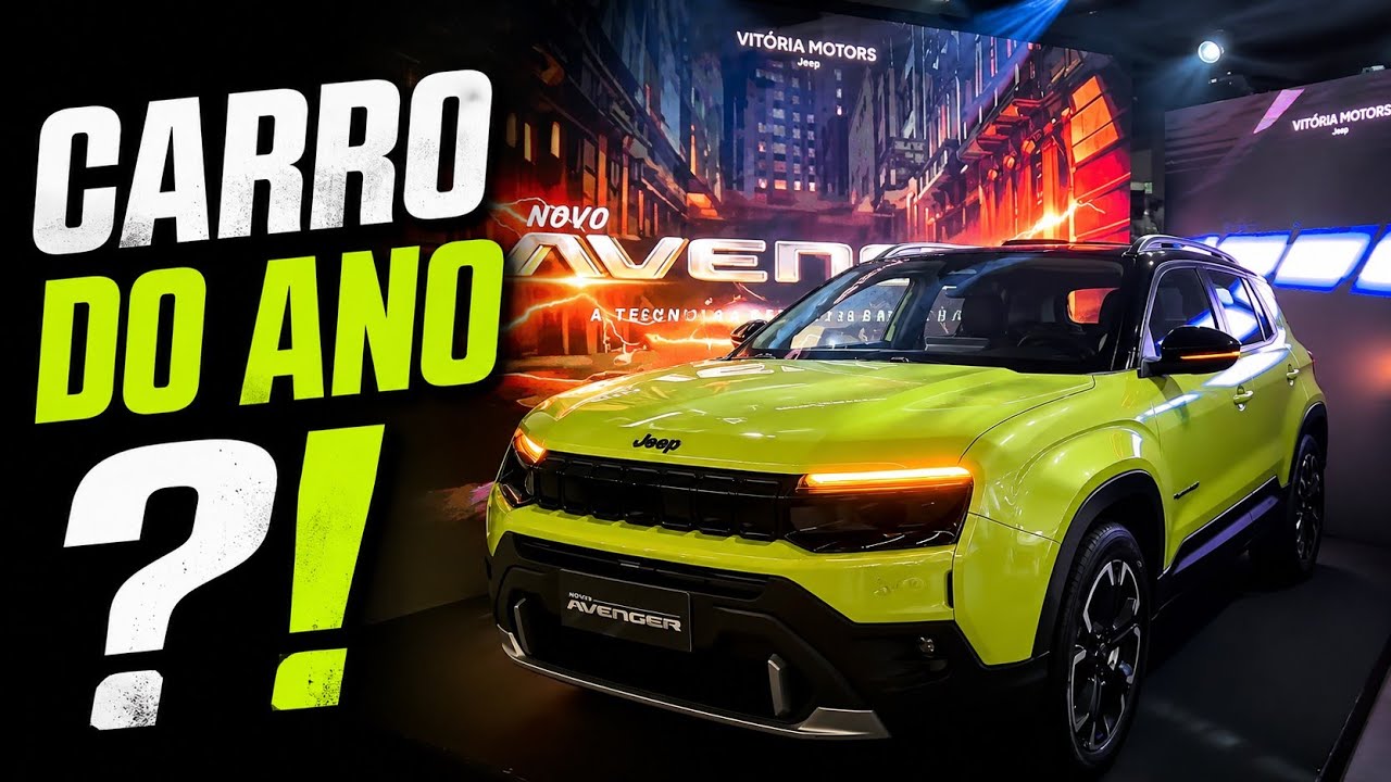 FUI AO LANÇAMENTO DO NOVO JEEP AVENGER!!