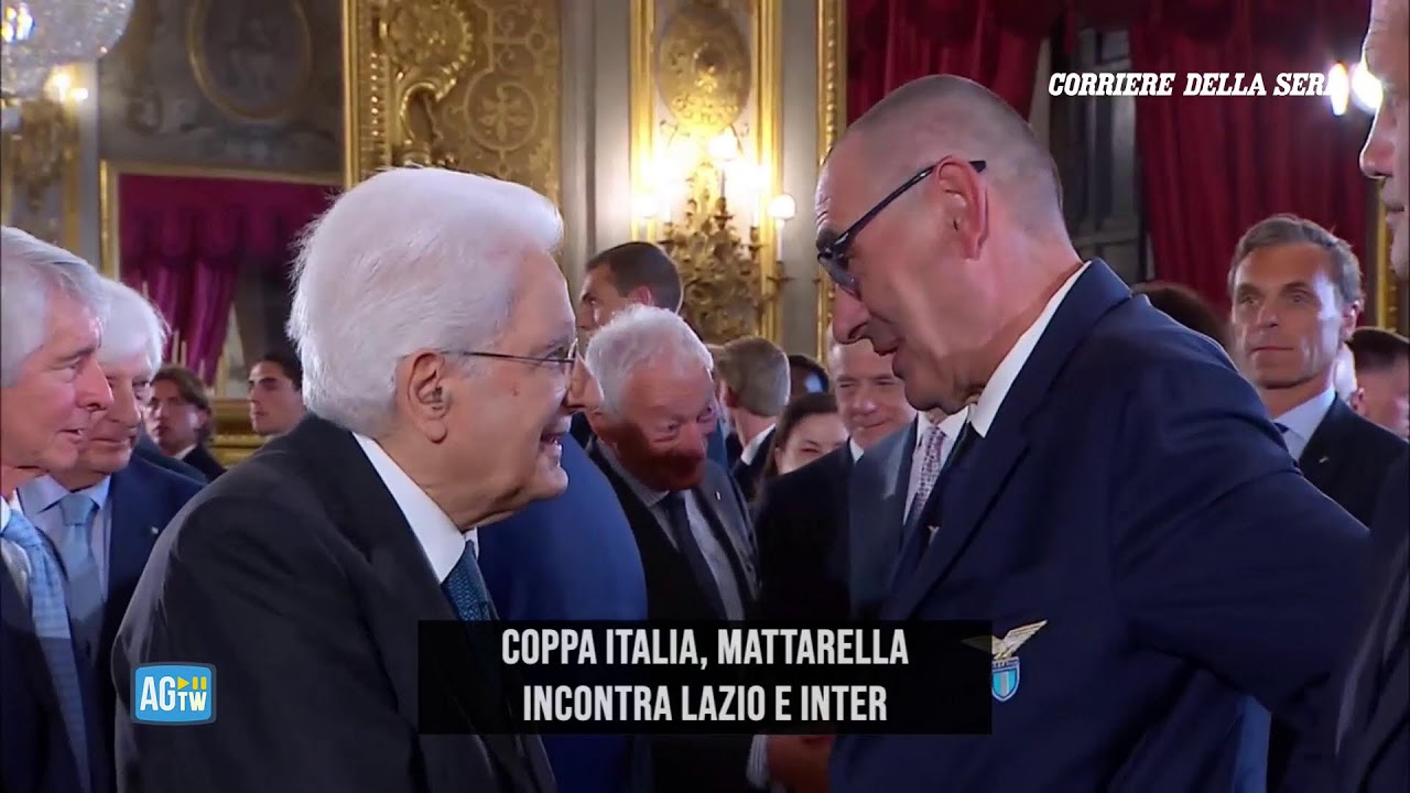Mattarella incontra Lazio e Inter