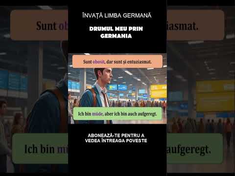 Learn German A1-B1 | My journey through Germany | Episode 1 - Arrival at the airport