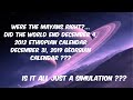 ACCORDING TO THIS VIDEO THE WORLD ENDED DECEMBER 31 2019 ALL TIMELINES EXIST AT THE SAME TIME