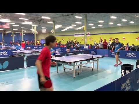 Martin Simeon vs David Xu 2022 table tennis Canadian championships team finals￼ QC vs ON