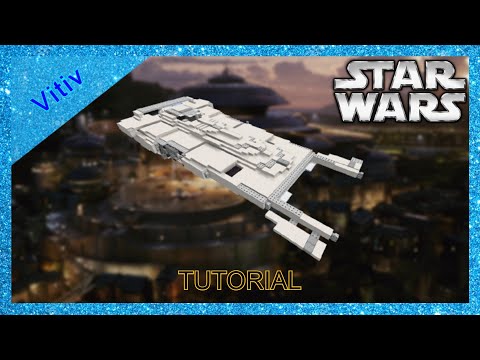 Star Wars Libertine Space Yacht in Minecraft - 1:1 Scale - Tutorial