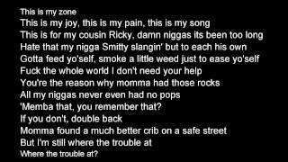 J Cole- Visionz of Home (lyrics on screen)