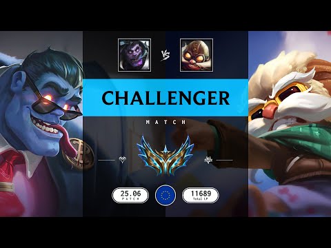 Challenger Match: Over 10.000 LP - EUW server Patch 25.06