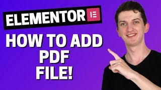 How To Add PDF File To Elementor