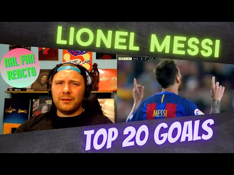 CANADIAN NHL FAN Reacts to Lionel Messi - Top 20 Goals of The GOAT