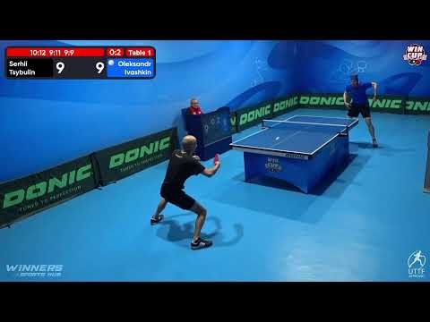 17:30 Serhii Tsybulin 0-3 Oleksandr Ivashkin West 3 WIN CUP 21.10.2022 | TABLE TENNIS WINCUP