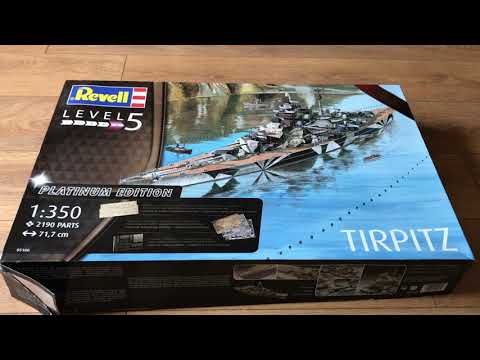 First Impressions - Revell 1/350 Tirpitz Platinum edition, part 1.