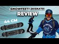 Snowfeet Review Are Skiskates Worth It Mini Ski Skates For Snow Skating Ski Short Ski