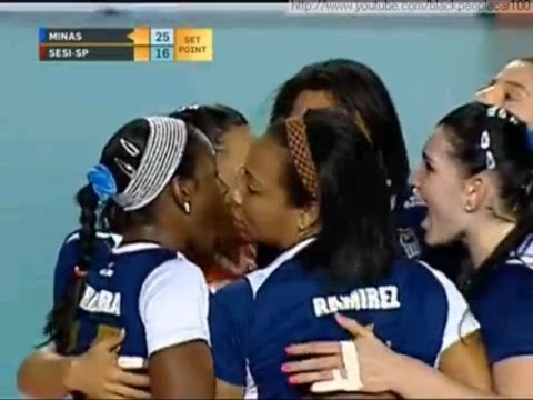 Superliga Feminina de Volei 2011/2012 (quartas de final) - Usiminas Minas 3 x 2 Sesi SP - jogo 1