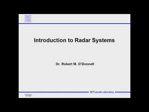 Introduction to Radar Systems lec 1
