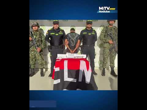 Capturan en Chiriguaná a hombre con municiones de fusil, base de coca y bandera del ELN
