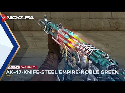 AK-47-Knife-Steel Empire-Noble Green | CROSSFIRE China 2.0