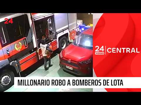 Bomberos de Lota sufren millonario robo: más de $10 millones en pérdidas | 24 Horas TVN Chile