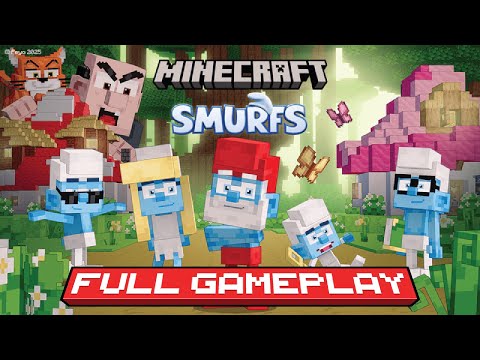 Smurfs - Full Gameplay Walktrough | Minecraft Bedrock Map