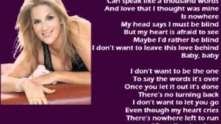 Trisha Yearwood - I Don&#39;t Want To Be The One (+ lyrics 1998)