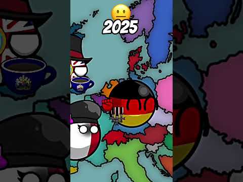 Russia 🇷🇺 and Germany 🇩🇪 2025 vs 1942 #countryballs #humor #viral #edit