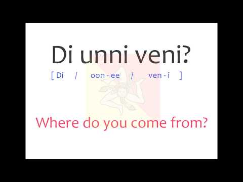 Learn Sicilian - Greetings and Phrases - I saluti e i frasi