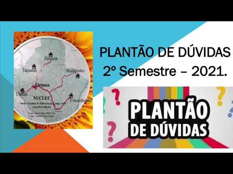 Chamadinha - Plantão de dúvidas de química