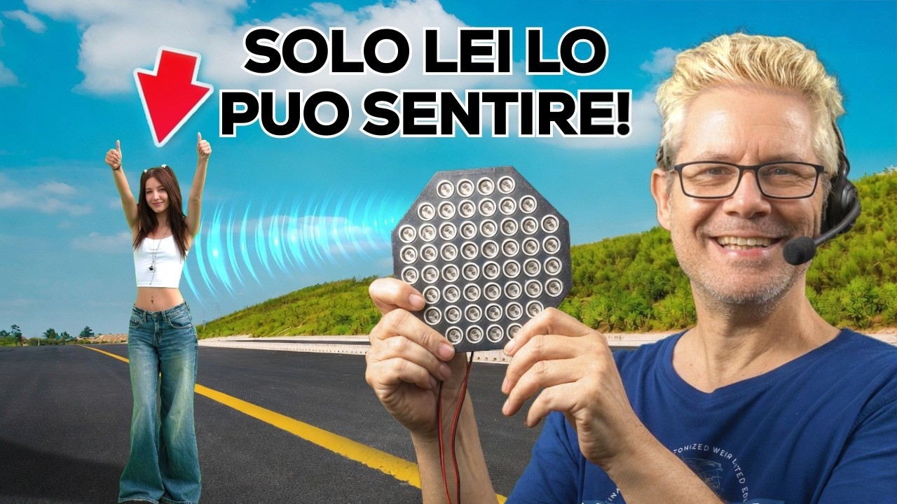 Parametric Ultrasonic Speaker - Solo 1 Persona Può Sentire Questo Altoparlante @JLCPCB ​