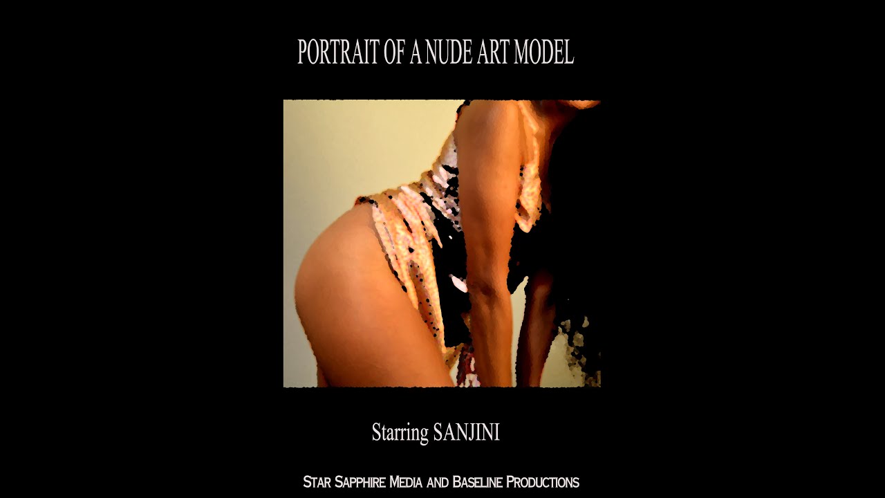 Watch an artist draw a sexy naked model! - PORTRAIT OF A NUDE ART MODEL - STARRING SANJINI