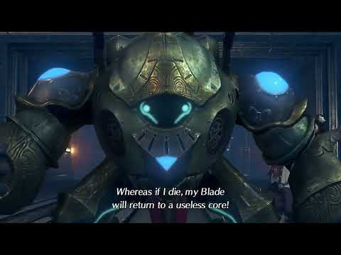 Xenoblade Chronicles 2 Cutscene 36 - Hiding Behind His Blade (Chapter 2: Aptitude)